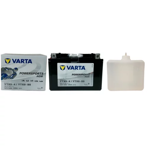 AKUMULATOR VARTA MOTOCYKLOWY AGM YTX9-BS/TX9-BS