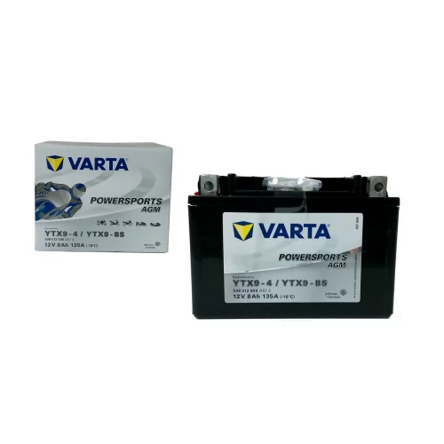 AKUMULATOR VARTA MOTOCYKLOWY AGM YTX9-BS/TX9-BS