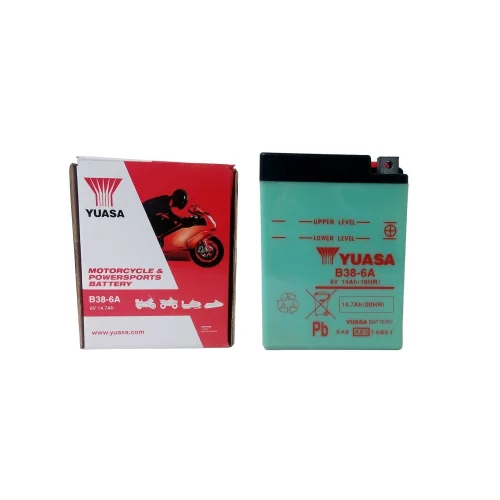 AKUMULATOR YUASA MOTOCYKLOWY B38-6A