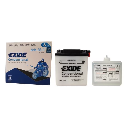 AKUMULATOR EXIDE MOTOCYKLOWY 6N6-3B-1