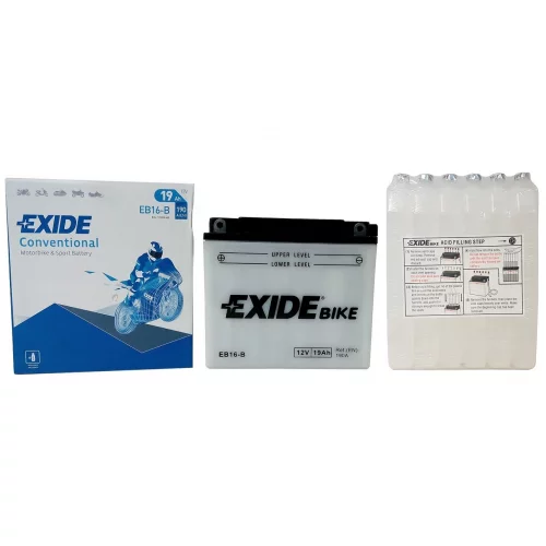 AKUMULATOR EXIDE MOTOCYKLOWY EB16-B/YB16-B