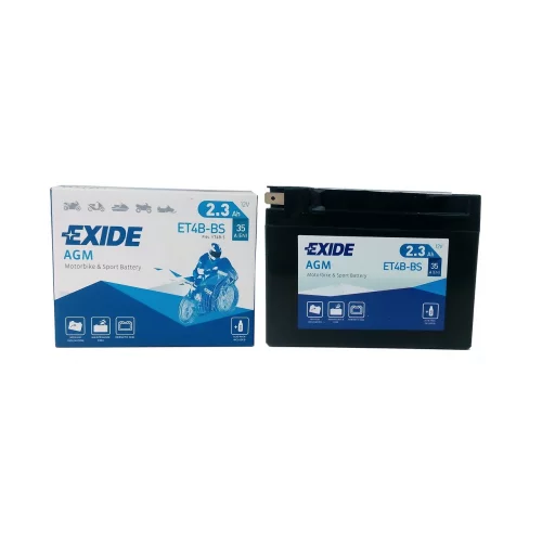 AKUMULATOR EXIDE MOTOCYKLOWY AGM ET4B-BS/YT4B-BS