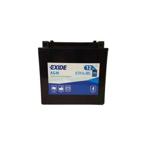 AKUMULATOR EXIDE MOTOCYKLOWY AGM ETX14-BS/YTX14-BS