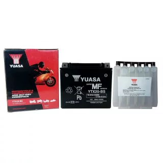 AKUMULATOR YUASA MOTOCYKLOWY YTX20-BS 