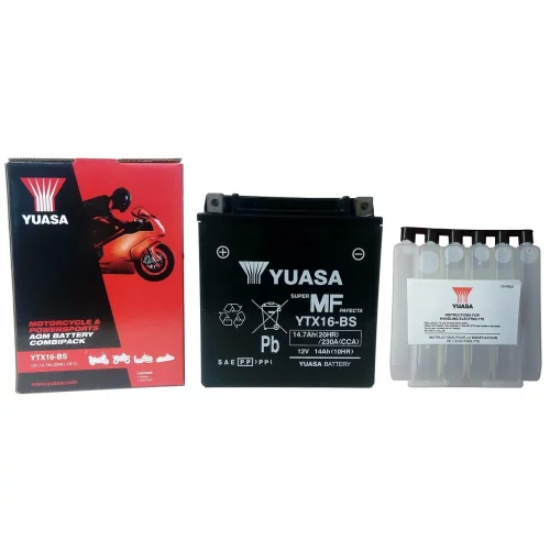 AKUMULATOR YUASA MOTOCYKLOWY YTX16-BS