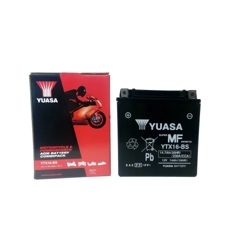 AKUMULATOR YUASA MOTOCYKLOWY YTX16-BS