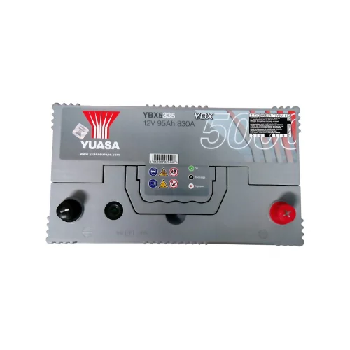 AKUMULATOR YUASA SILVER 12V 95AH 830A PRAWY+ (JAP)