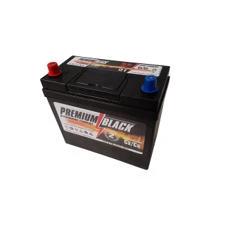 AKUMULATOR PREMIUM BLACK 12V 48AH 380A LEWY+ (JAP)