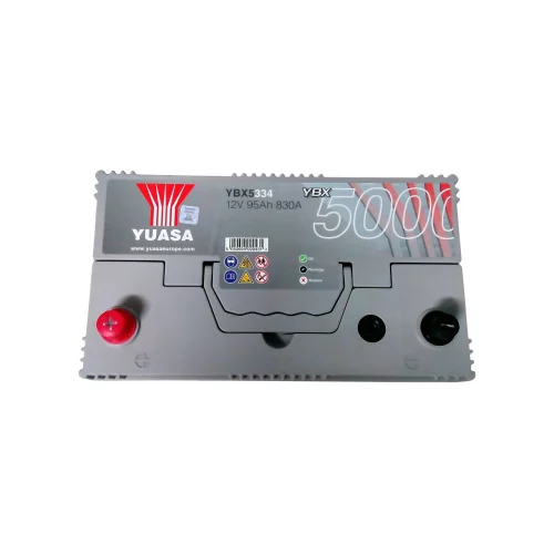 AKUMULATOR YUASA SILVER 12V 95AH 830A LEWY+ (JAP)