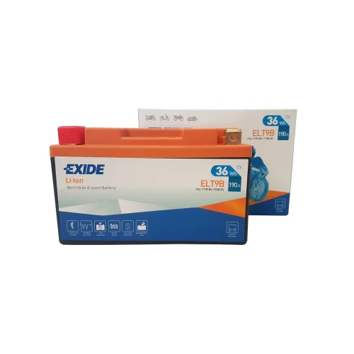 AKUMULATOR EXIDE MOTOCYKLOWY Li-Ion ELT9B 