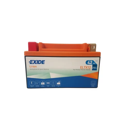 AKUMULATOR EXIDE MOTOCYKLOWY Li-Ion ELTX12 