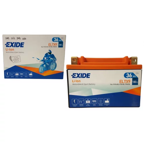 AKUMULATOR EXIDE MOTOCYKLOWY Li-Ion ELTX9 