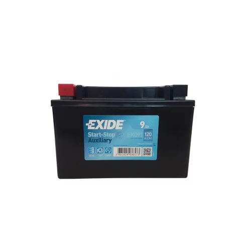 AKUMULATOR EXIDE MOTOCYKLOWY START STOP EK 091 DODATKOWY