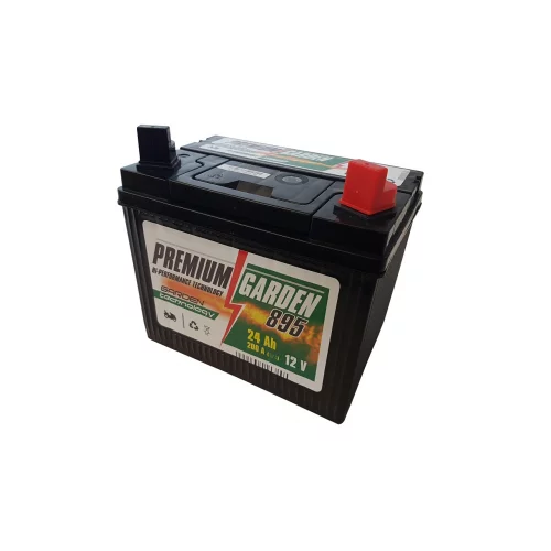 AKUMULATOR PREMIUM GARDEN 895 12V 24AH 200A P+