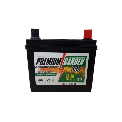 AKUMULATOR PREMIUM GARDEN 895 12V 24AH 200A P+