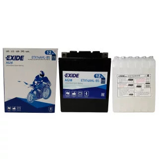 AKUMULATOR EXIDE MOTOCYKLOWY AGM ETX14AHL-BS/YTX14AHL-BS