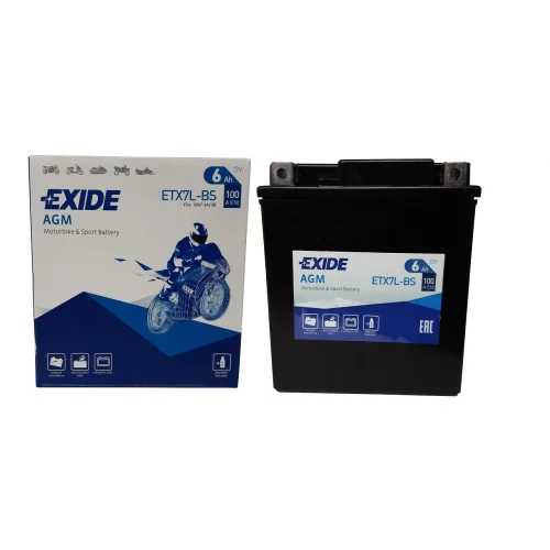 AKUMULATOR EXIDE MOTOCYKLOWY AGM ETX7L-BS/YTX7L-BS