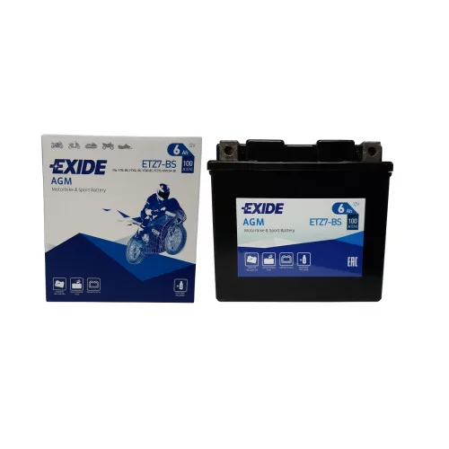 AKUMULATOR EXIDE MOTOCYKLOWY AGM YTZ7-BS/ETZ7-BS