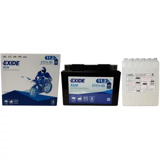AKUMULATOR EXIDE MOTOCYKLOWY AGM YTZ14-BS/ETZ14-BS