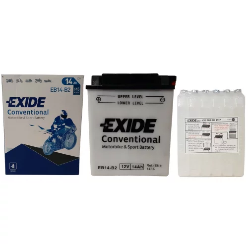 AKUMULATOR EXIDE MOTOCYKLOWY EB14-B2/YB14-B2