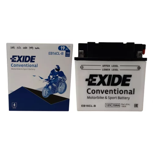 AKUMULATOR EXIDE MOTOCYKLOWY EB16CL-B/YB16CL-B