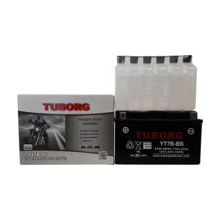 AKUMULATOR MOTOCYKLOWY TUBORG AGM YT7B-BS 12V 6.5AH 110A