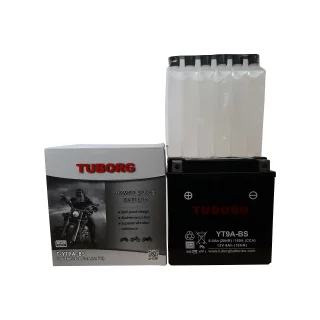 AKUMULATOR MOTOCYKLOWY TUBORG AGM YT9A-BS 12V 9AH 150A