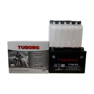AKUMULATOR MOTOCYKLOWY TUBORG AGM YT9B-BS 12V 8AH 120A