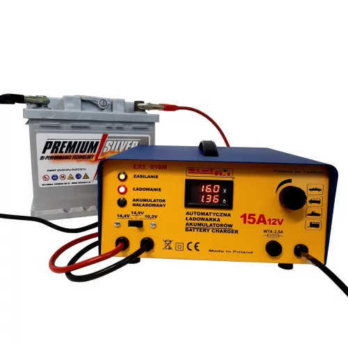 ŁADOWARKA STEF-POL EST-516M 12V 15A