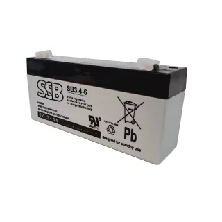 AKUMULATOR ŻELOWY 6V 3.4AH