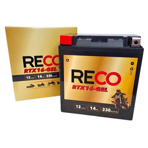 AKUMULATOR RECO RTX16-GEL 12V 14Ah 230A