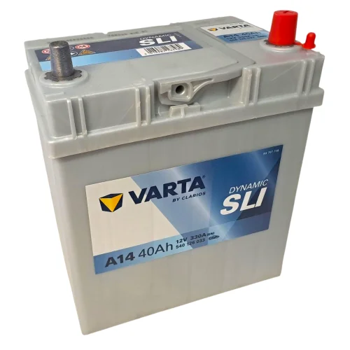 AKUMULATOR VARTA BLUE 40AH 330A PRAWY+ (JAP) (CIENKI)