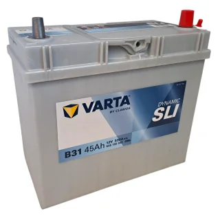 AKUMULATOR VARTA BLUE 45AH 330A PRAWY+ (JAP) (CIENKI)