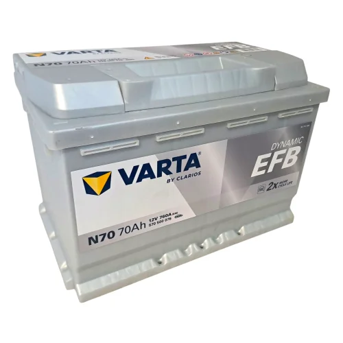 AKUMULATOR VARTA BLUE EFB 70AH 760A