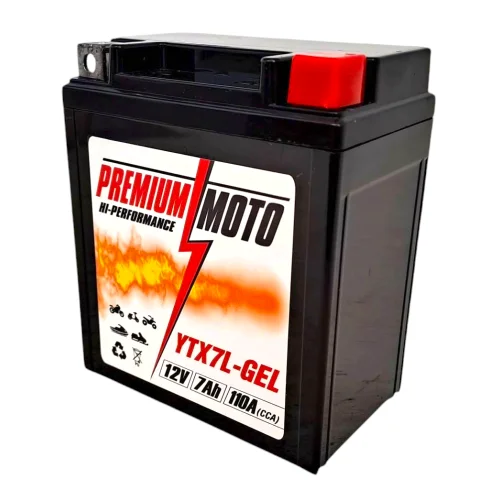PREMIUM MOTO YTX7L-GEL 12V 7Ah 110A
